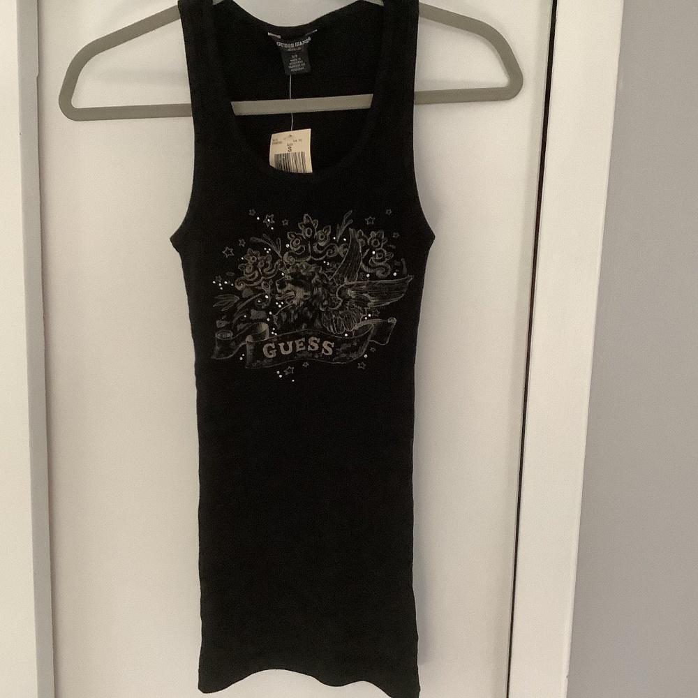NWT  Guess tank top with embellished detail